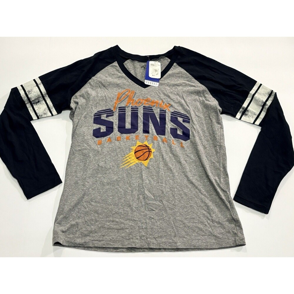 Phoenix Suns NBA 4Her by Carl Banks Women's L MVP Raglan Tee